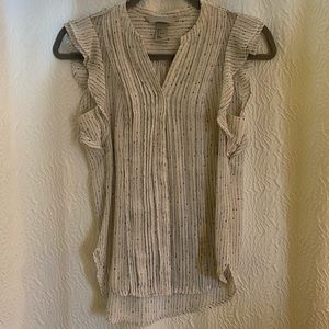 Black and White Blouse